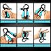 TOMSHOO Hand Grip Strengthener Hand Strength Trainer Exerciser Gripper Adjustable Resistance 22-88 Lbs Update With Counter (Blue)