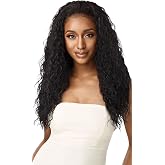 Outre Quick Weave Wet &amp; Wavy Style Synthetic Half Wig BEACH CURL 24" (1B)