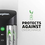Energizer Recharge Pro Charger for AA/AAA NiMH Batteries with 4 Batteries view 7