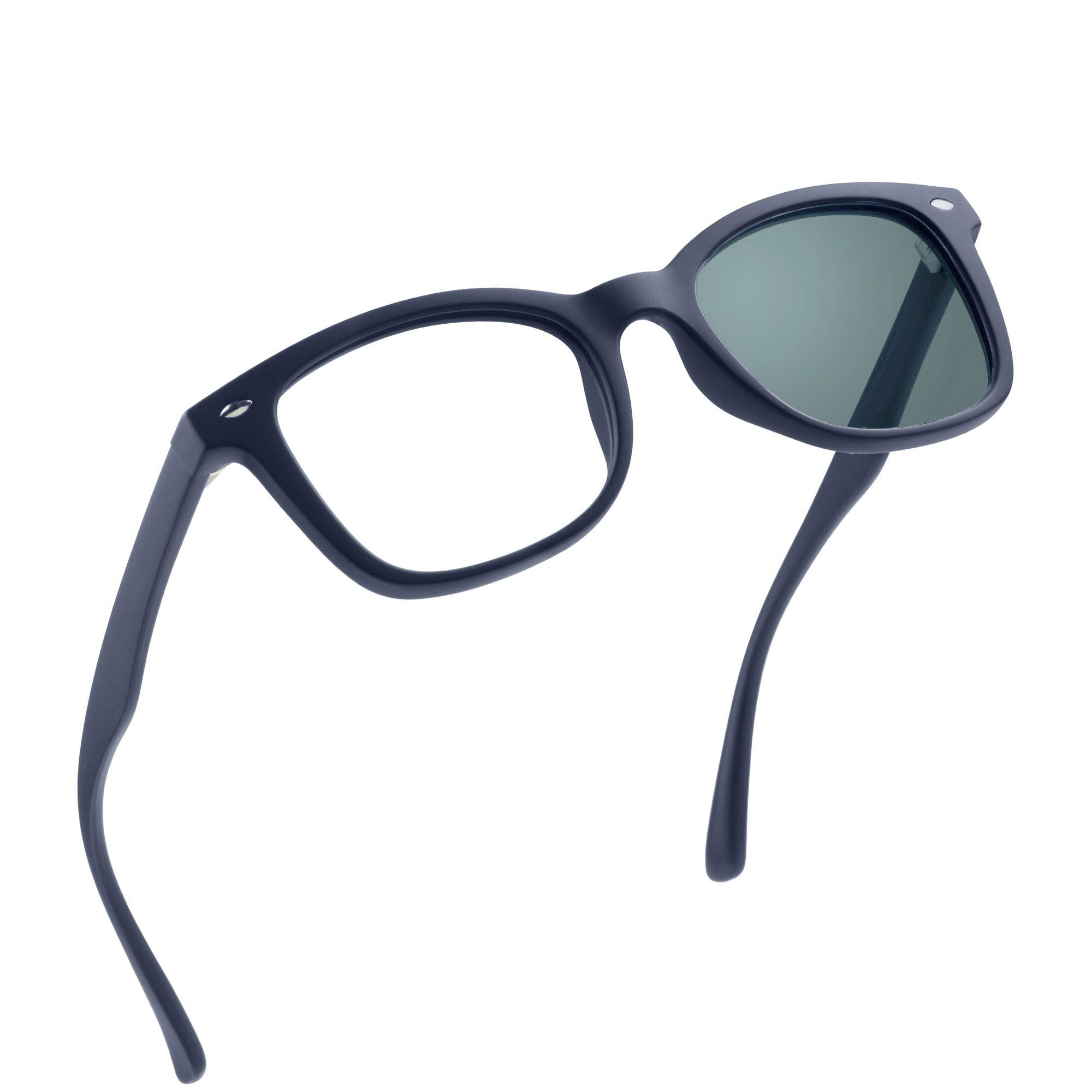 Photo 1 of YEIN Blue Light Blocking Glasses, Photochromic Gray Sunglasses, Anti Eyestrain, Computer Reading Glasses, TV Glasses for Women/Men