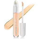 Clinique Even Better All-Over Full Coverage Concealer + Eraser Makeup For Dark Undereye Circles | With Hyaluronic Acid + Caffeine | Hydrating, Brightening + Depuffing