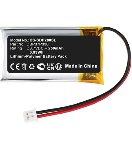 Batteria Di Ricambio 450 MAh 3,7V Per Cuffie Bluetooth Cardo Scala Rider Q1 E Q3 - Polimeri Di Litio - 5