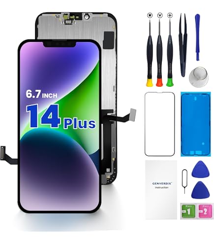 Amazon.com: for iPhone 14 Plus Screen Replacement Kit 6.7inch