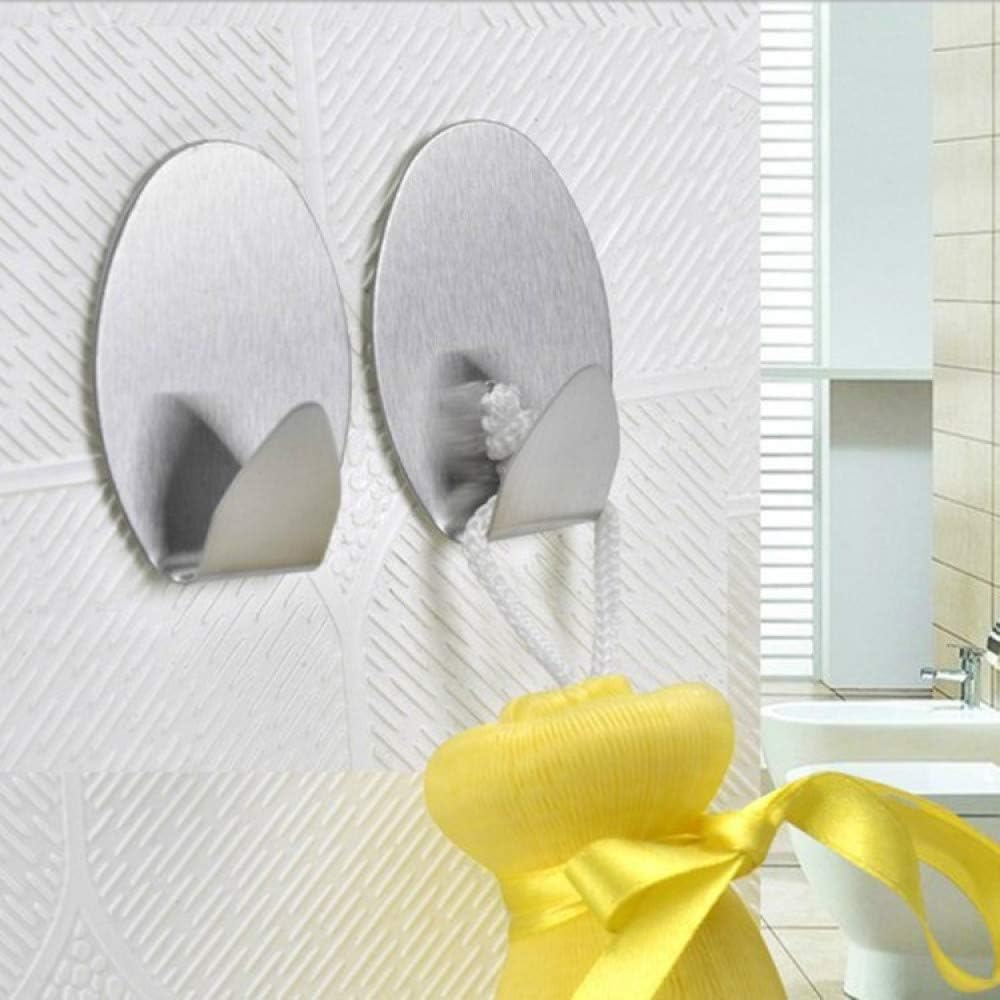 YIAWN Stainless steel strong hook door back paste hook metal hook *2 round