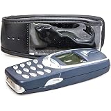 Custodia In Vera Pelle Con Clip Da Cintura Per Nokia 3310 (2017) 3G Custodia In Vera Pelle Con Clip Da Cintura Per Nokia 3310 (2017) 3G