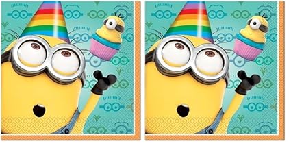 Amazon Com Despicable Me 2 Minions Birthday Lunch Dinner Napkins