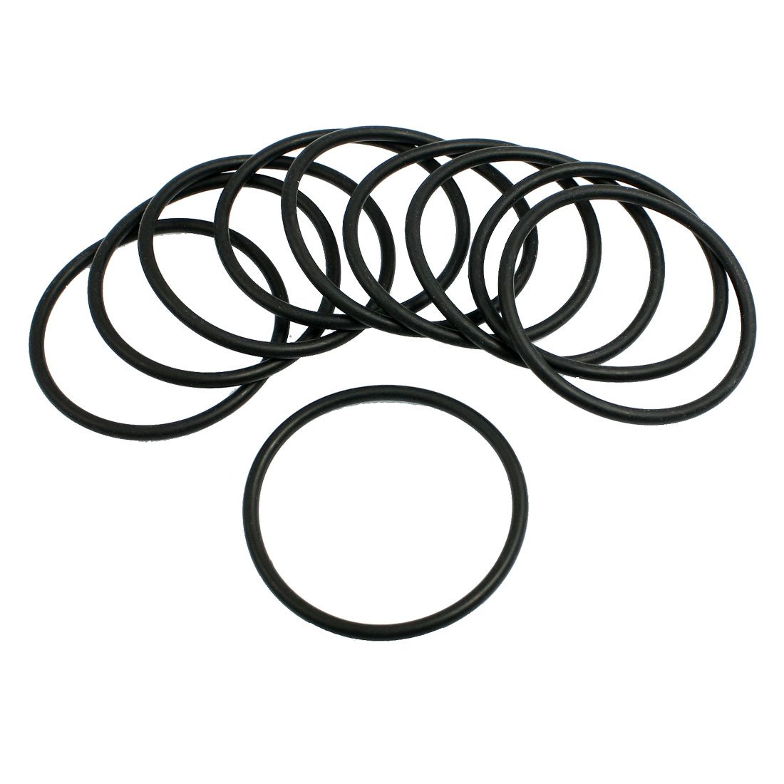 Sourcingmap Nitrile Rubber O-Rings 59.2mm OD 53mm ID 3.1mm Width, Metric Sealing Gasket, Pack of 10