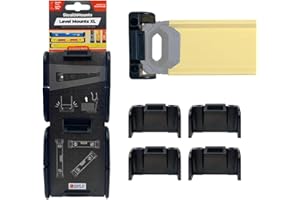StealthMounts XL Universal Level Holder - 2 Pack | Locking Level Mounts | Fits All Brands | Level Mount | Level Hanger | Made