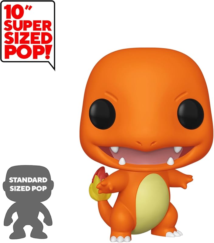 Pop! Jogos: Pokémon - Charmander de 10 polegadas