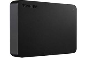 Toshiba Canvio Basics 1TB Portable External Hard Drive USB 3.0, Black - HDTB410XK3AA
