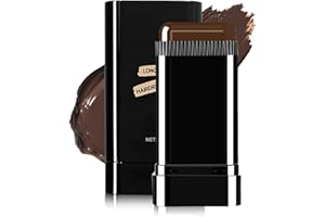 URNUOS Hair Comb Dye Pen,Hair Dye Stick, Waterproof and Sweat-Proof Hairdyestick, With Comb, 2-in-1 Hairdye Combstick,Portable Hair Dye Comb for Gray Hair Coverage (1PCS-Brown)