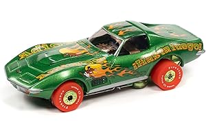 AW AUTO WORLD Auto World Thunderjet R33 Looney Tunes Speedy Gonzales - 1971 Chevy Corvette HO Scale Slot Car