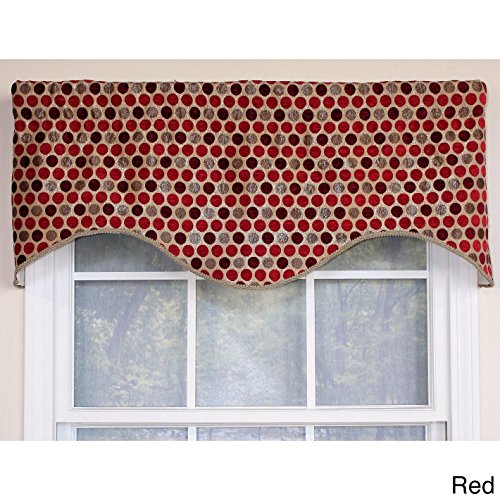 RLF HOME Orbs Cornice Window Valance Lavender