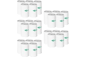 LEBT 25PCS Mini Printer Paper,Thermal Sticker Paper,Self-adhesive,Mini Thermal Printer Paper,Mini Photo Printer Labels, For Photos, To-do Lists,Notes,Black On White,5.7 x 2.5cm