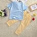 Baby Boys Short Sleeve Sunglasses Print T-Shirt and Elastic Pants Outfit (120(3-4Y))