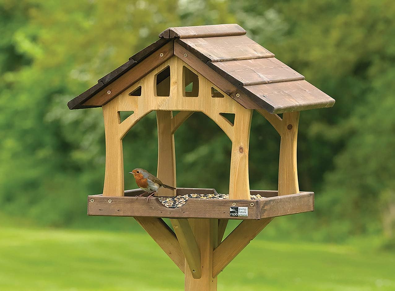 RSPB Country Barn Wild Bird Table, Made in Britain
