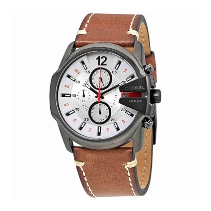 Analog Silver Dial Mens Watch-DZ4436