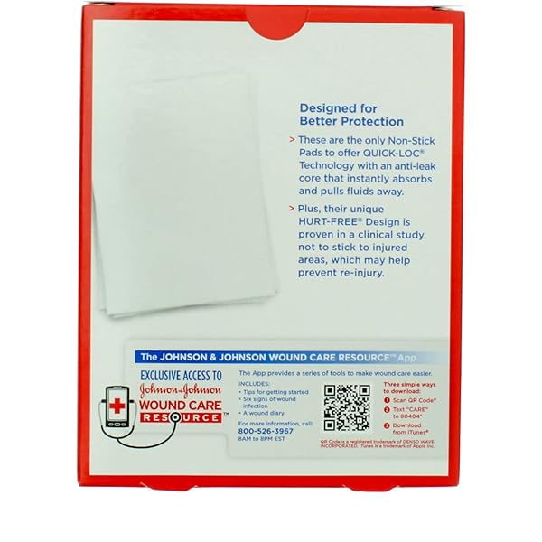 BAND-AID HURT-FREE NON-STICK PADS