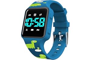 A ALPS Kids Potty Training Watch, Waterproof Digital Rechargeable Watches for Toddler with Countdown/Alarm Clocks/Music and Vibration Reminder, Timer Watch to Remind Children to Go to The Toilet