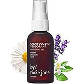 By Rosie Jane Calm Full Body Deodorant Spray - Aluminum Free Deodorant and Body Spray for Women & Men - Enriched with Lavender, Chamomile & Neroli - Suitable for Sensitive Skin (53ml)
