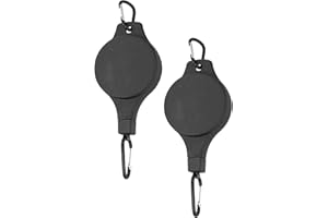 Deskbloom 2-Pack Adjustable Telescopic Plant Hooks, Extendable Hanging Basket Hangers for Indoor Outdoor Garden Balcony, Heav