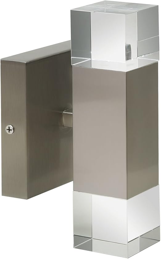 Modern LED Up Down Glass Fixture Wall Sconce Lighting ...