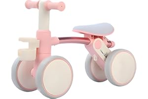 Urban Cradle Co. Toddler Balance Bike 18+ Months, Adjustable Handle Bars & Seat, Sippy Cup Holder Basket, Modern Chic Design, Lightweight & Durable, Promotes Coordination