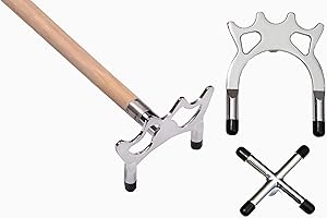 ACCUPLAY POOL TABLE FELT Accuplay Billiards 57" 2 Piece Maple Pool Bridge Stick, Choose Spider, Cross or All 3 Bridge Head Set