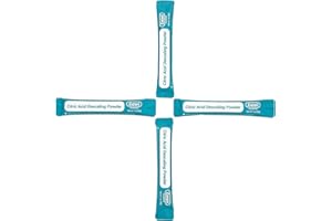 Gevi Ice Maker Cleaner & Descaler | 4 Use & Individually Packed for Each Use | Organic Citric Acid Descaling Powder Compatible with All Major Brands