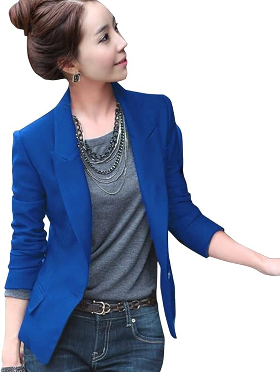 Amazon ノーブランド品 ジャケット レディース オフィス レディース黒ジャケット アウター 羽織 シンプル キレイめ キレイめジャケット コート ジャケット 通販