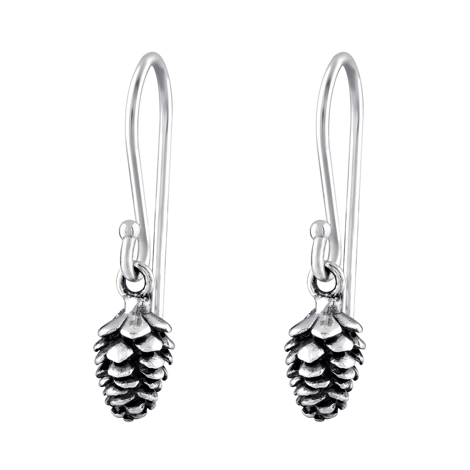 The Rose & Silver Company Women 925 Sterling Silver Acorn Dangle Earrings