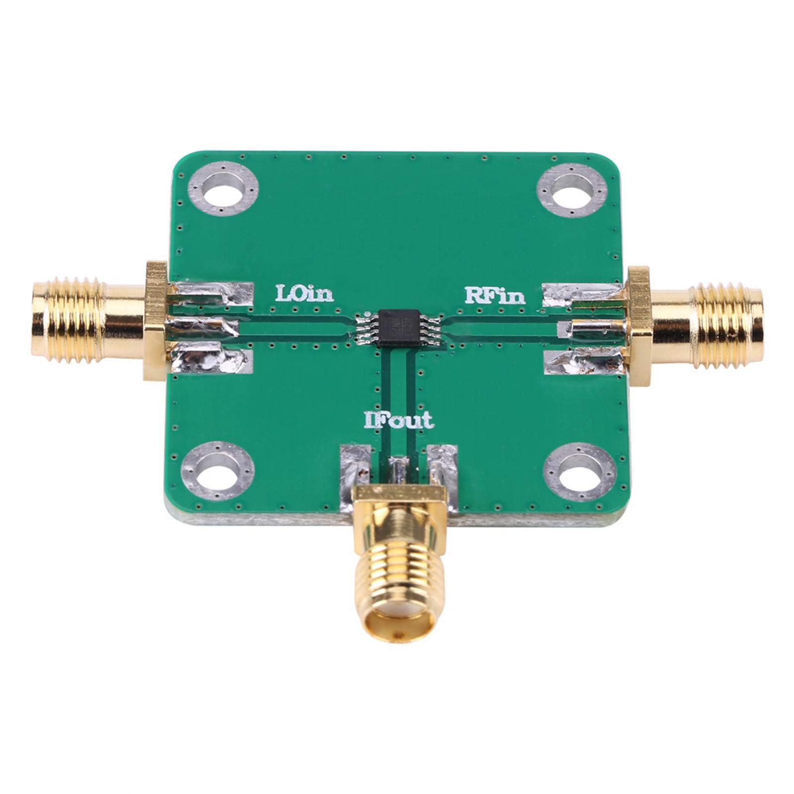 Kuuleyn Frequency Mixer, Frequency Converter, Microwave Radio Frequency Double Balanced RF Mixer RFin=1.5-4.5GHz RFout=DC-1.5GHz LO=312