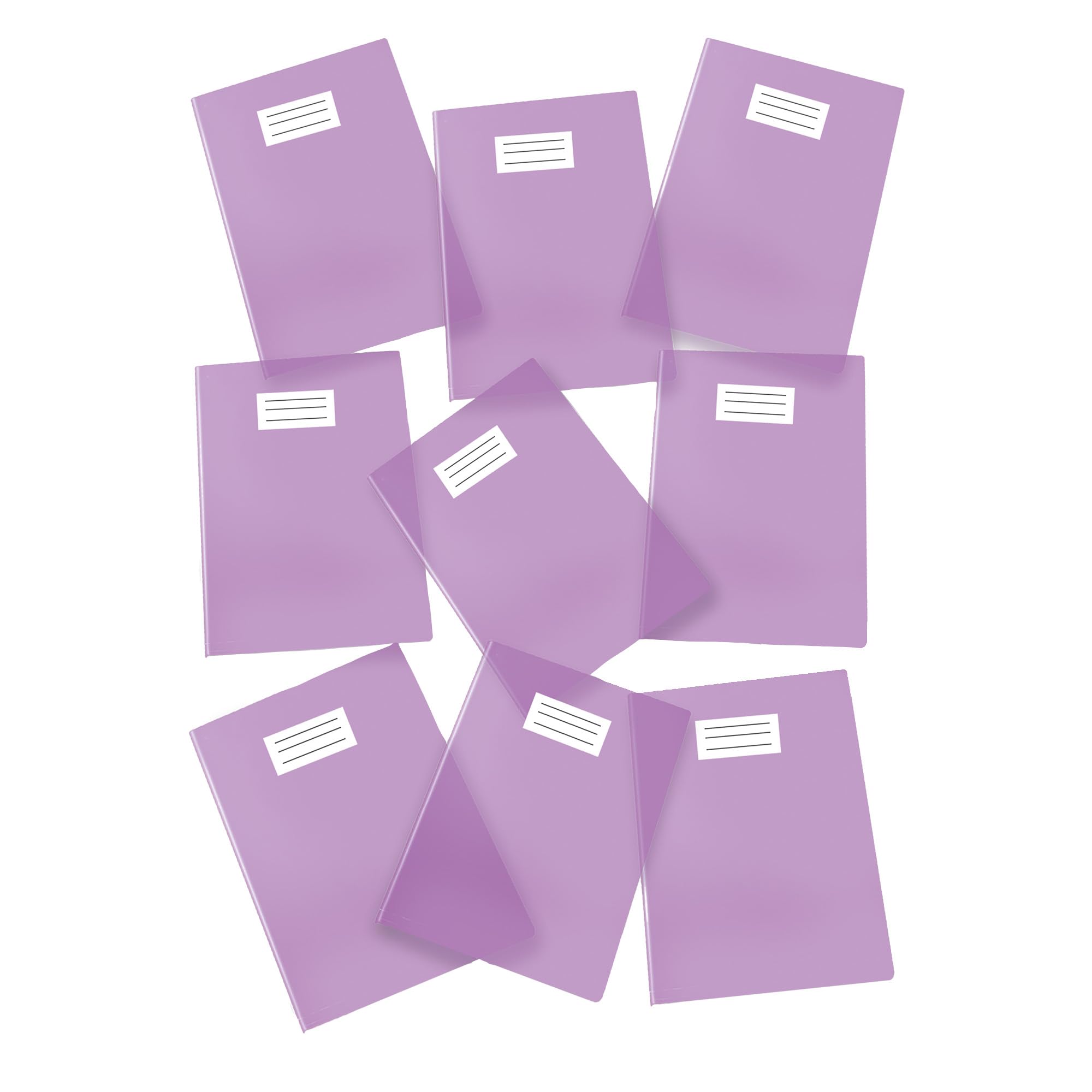 Pigna 0230517VI Pack of 25 Maxi Cover/Notebook Cover/Notebook Cover/Cover/Cover/Cover/Coloured Transparent / A4 Purple