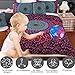 Sleepwish 4pcs Red Green Bohemian Duvet Cover Set Twin Size for Kids Teens Mandala Bedding Set Soft Romantic Boho Chic