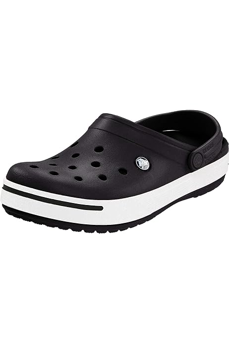 grey platform crocs