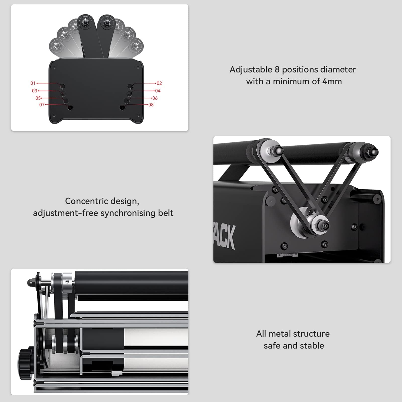 Mua ATOMSTACK R3 Pro Laser Engraver Riser Rotator 360Â° Rotatable for ...