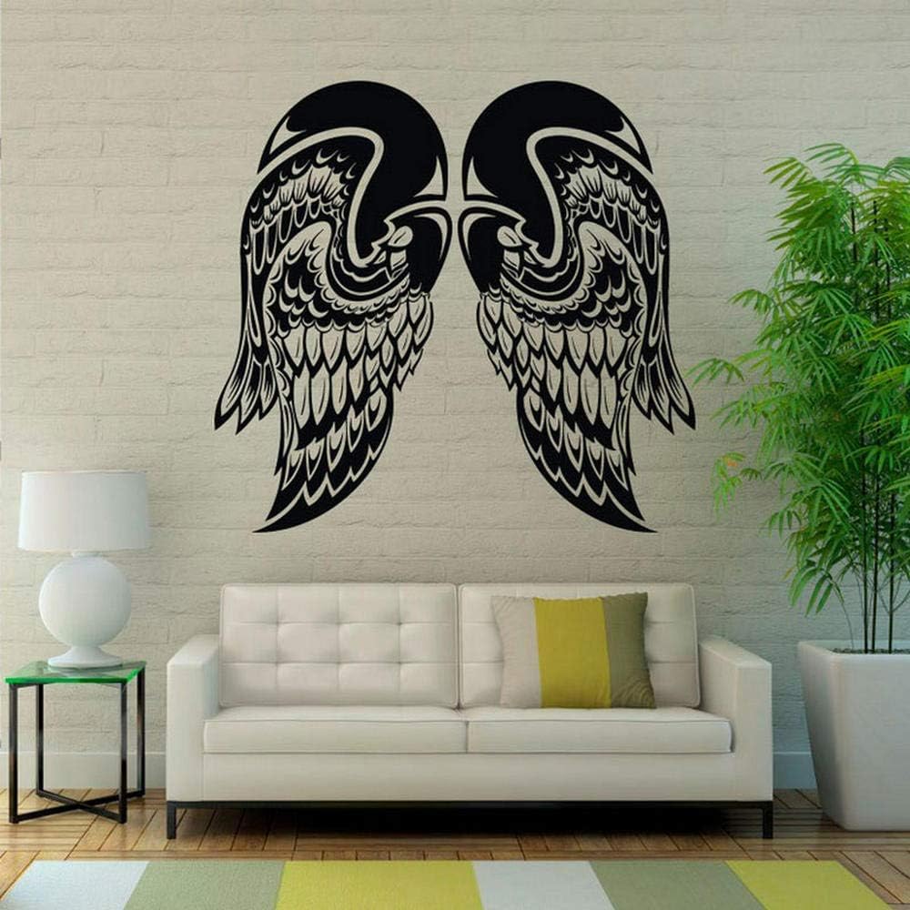 Angel Wings Wall Decal Feathers Flight Vinyl Sticker Spiritual Murals
