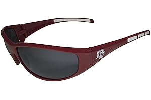 Siskiyou Sports NCAA Texas A&M Aggies Wrap Sunglasses, Maroon, Red