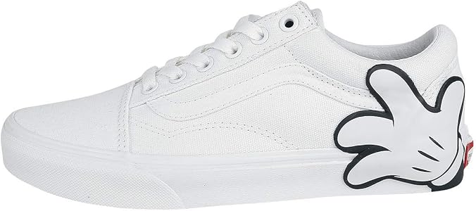 vans old skool trainers mickey true white disney