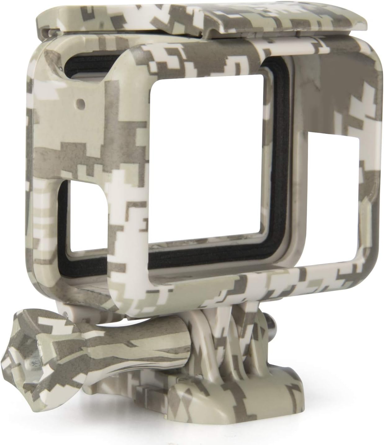 Kupton BD00800-KP-US Housing Frame Case for GoPro for Go Pro Hero7 Hero6 Hero5 with Socket Screw Camouflage Gray