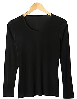 long sleeve silk undershirt