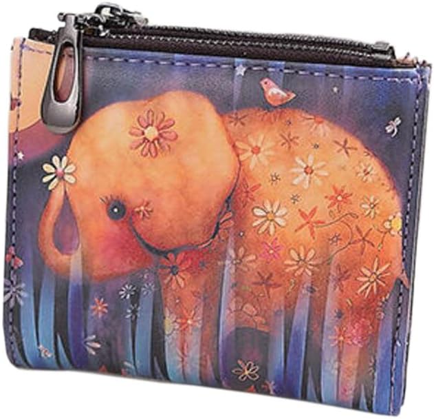 Cartoon Cute Zipper Women Short Wallet Ladies Small Coin Purse Bag Card Holder