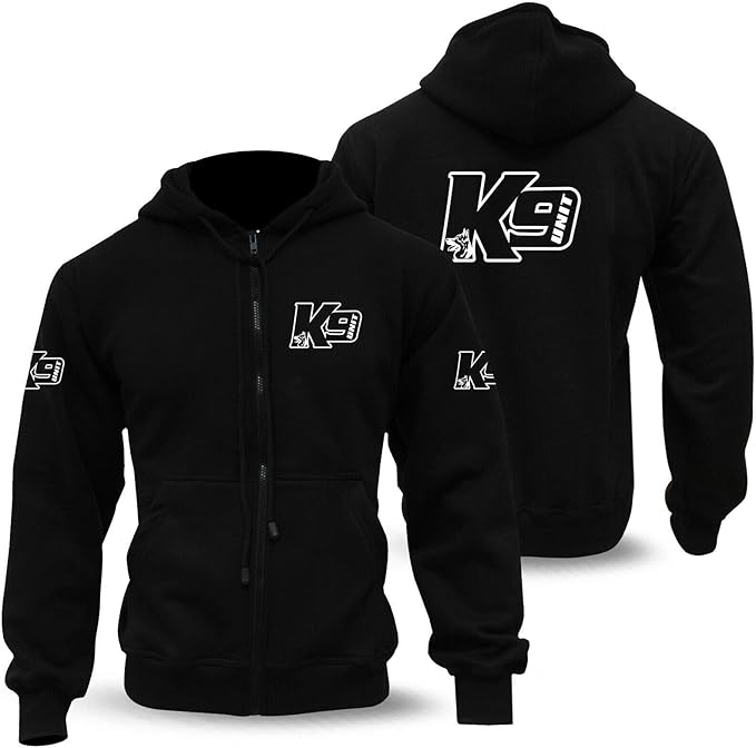 K9 Unit Dog Handler Hoodie Doorman Staff Patrol Vinyl Stickers Hooded