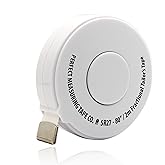 Perfect Measuring Tape - Premium Retractable Tailor&rsquo;s Tape Measure &amp; Crafters Tape &ndash; 80&Prime; / 2m - Pocket Sized Fractional Inch &amp; Metric Tape Measure for Fabric, Body, and Sewing Measurements