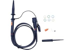 Hantek Universal Oscilloscope Probe with Accessories Kit 250MHz Oscilloscope Clip Probes with BNC to Minigrabber Test Lead Kit (PP-250)