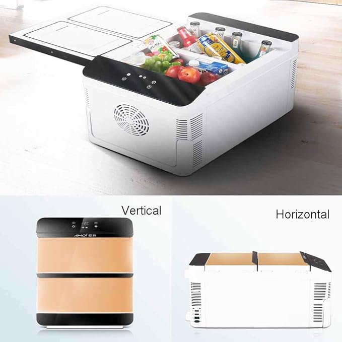 Refrigerador ajustable del coche de la puerta doble de la mini ...