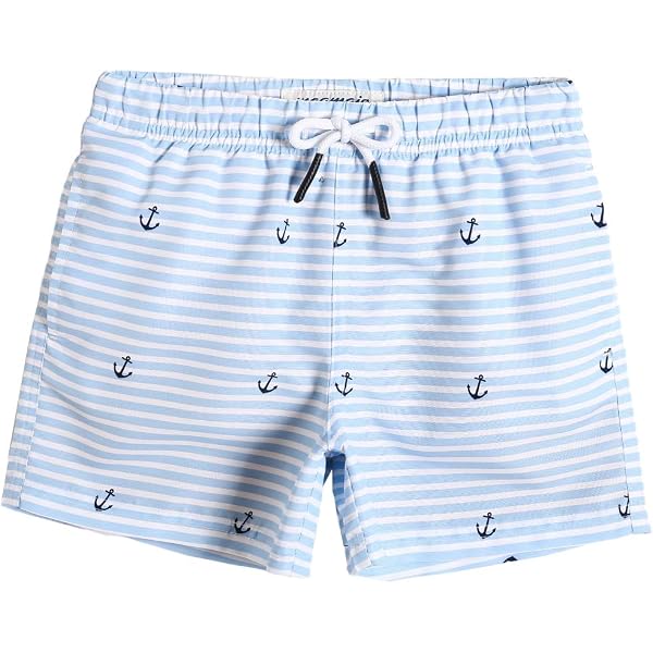Maillot De Bain Garçon ZenGents Avec Doublure Compression - Séchage Rapide, UPF 50+, Taille 6 à 20 Ans