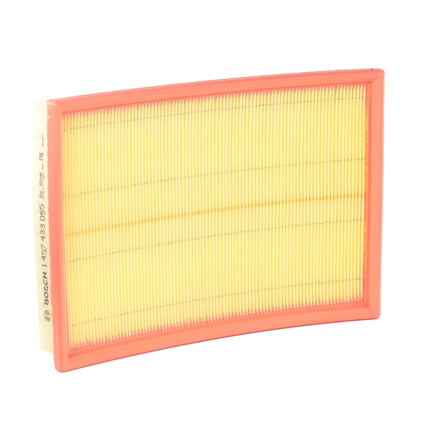 Bosch S3055 Car Air Filter - Separates Particles from the Air Intake - Moisture-resistant plus High Tensile Strength