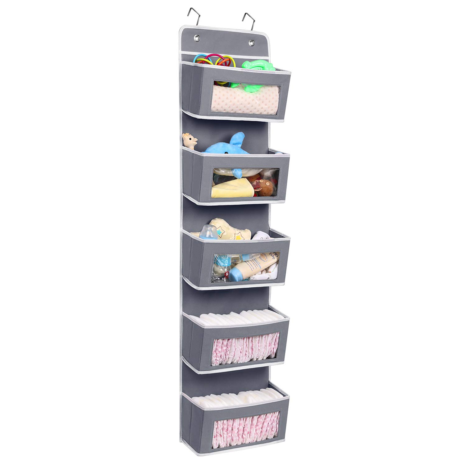Mant Vn Mobilier La Chambre De Bebe Magicfly Etageres Organisateur De Rangement Suspendu Dessus De La Porte Avec 5 Grande Poche Pour Garde Manger Penderie Bebe Chambre Denfant