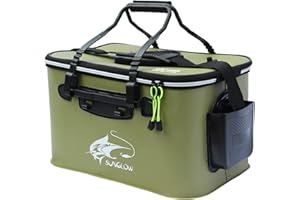 Fishing Bucket, 23L/30L/38L Foldable Fish Bucket,Live Fish Container Multi-Functional Live Fish Bait Bucket,Outdoor Camping E